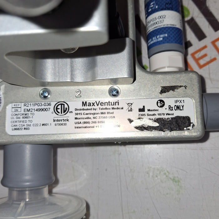 Maxtec, Inc. MaxVenturi Blender w/O2 Analyzer