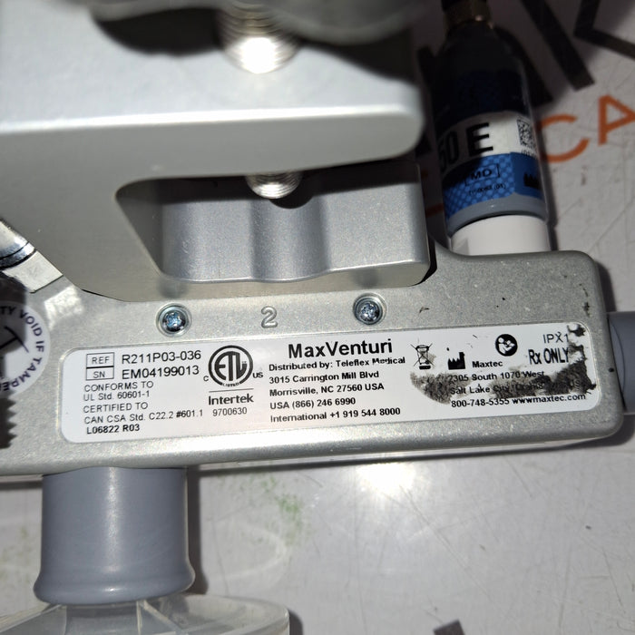 Maxtec, Inc. MaxVenturi Blender w/O2 Analyzer