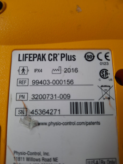 Medtronic LifePak CR Plus Defibrillator