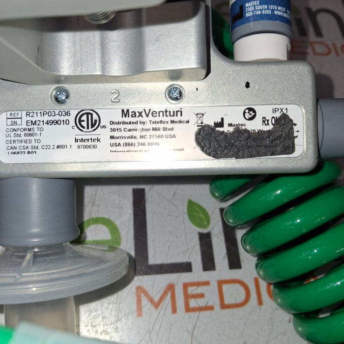 Maxtec, Inc. MaxVenturi Blender w/O2 Analyzer