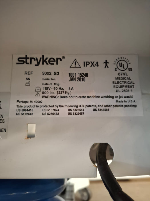 Stryker Secure III 3002 Hospital Bed