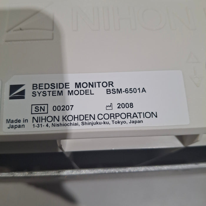 Nihon Kohden BSM-6501A Patient Monitor