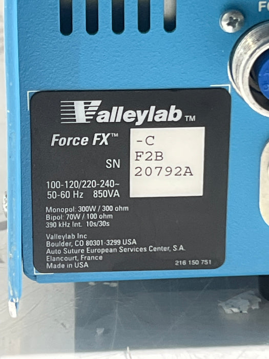 Covidien Valleylab Force FX-C Electrosurgical Generator
