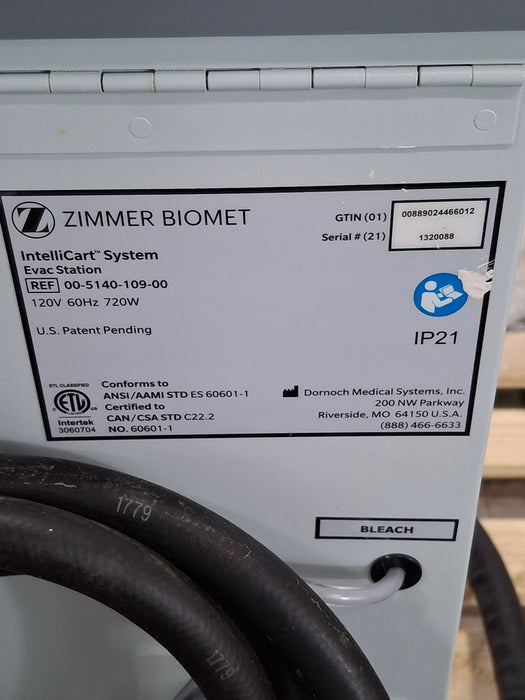 Zimmer 00-5140-109-00 IntelliCart System Evac Station