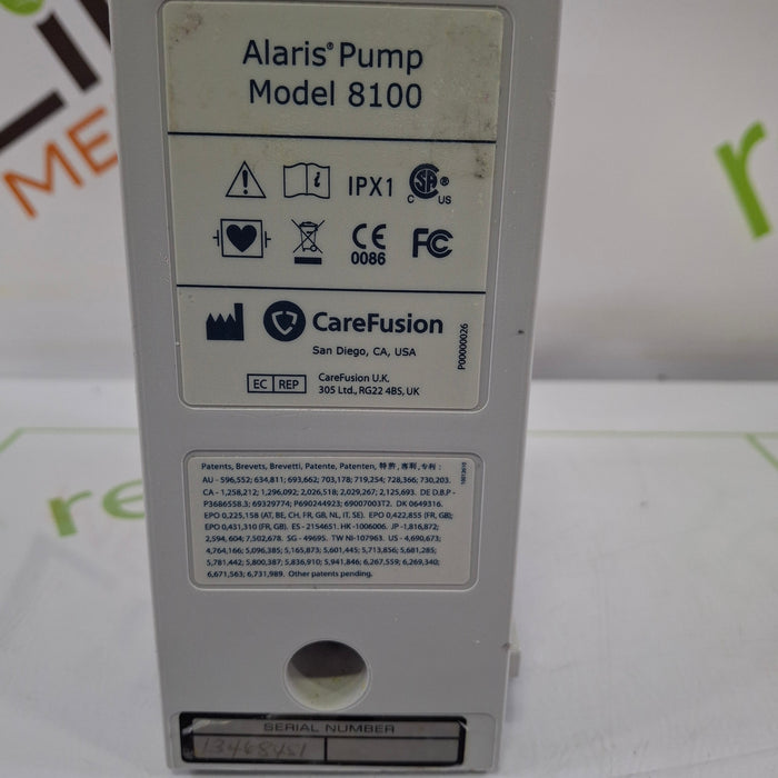 CareFusion Alaris 8100 LVP Infusion Pump Module