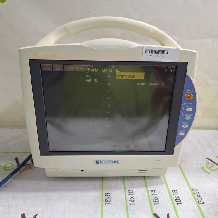 Nihon Kohden BSM-6501A Patient Monitor