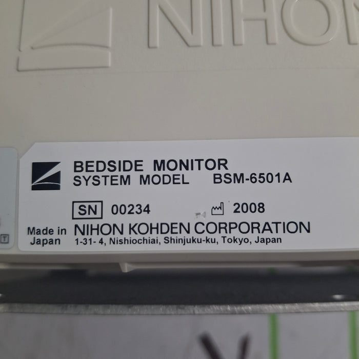 Nihon Kohden BSM-6501A Patient Monitor