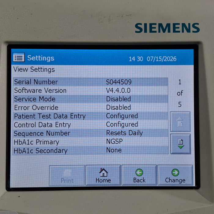Siemens DCA Vantage Analyzer
