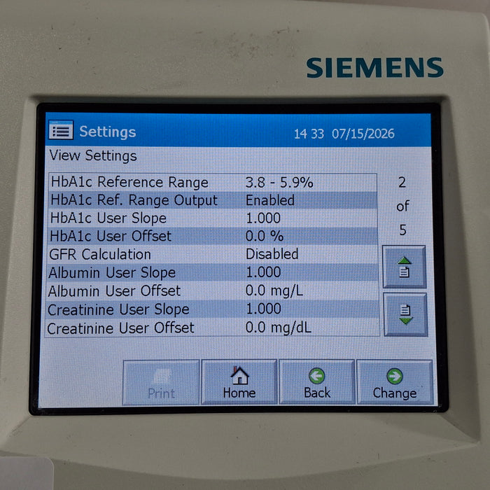 Siemens DCA Vantage Analyzer