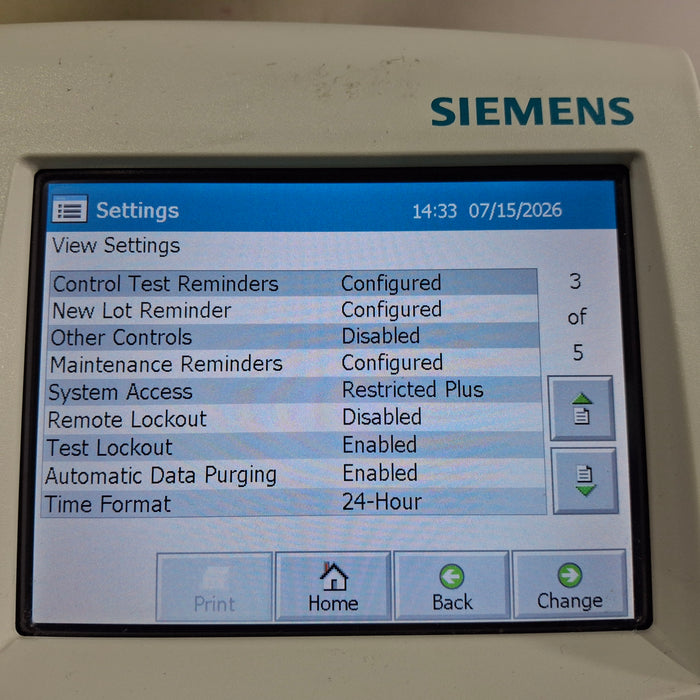 Siemens DCA Vantage Analyzer