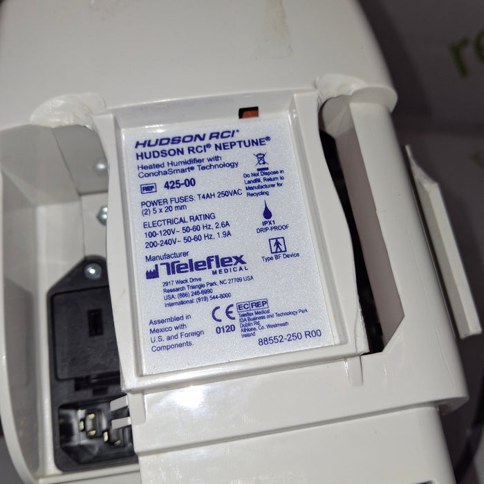 Teleflex Medical Hudson RCI Neptune Heated Humidifier