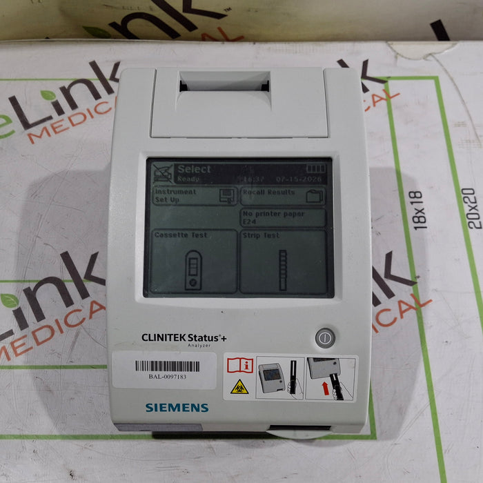 Siemens Clinitek Status + Urine Analyzer