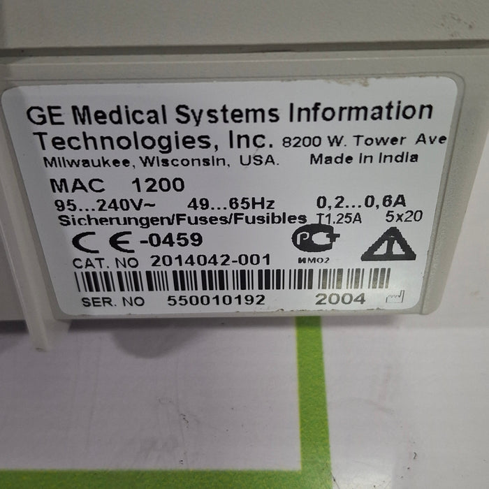 GE Healthcare MAC 1200 ECG
