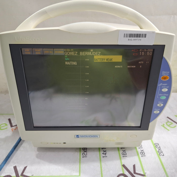 Nihon Kohden BSM-6501A Patient Monitor