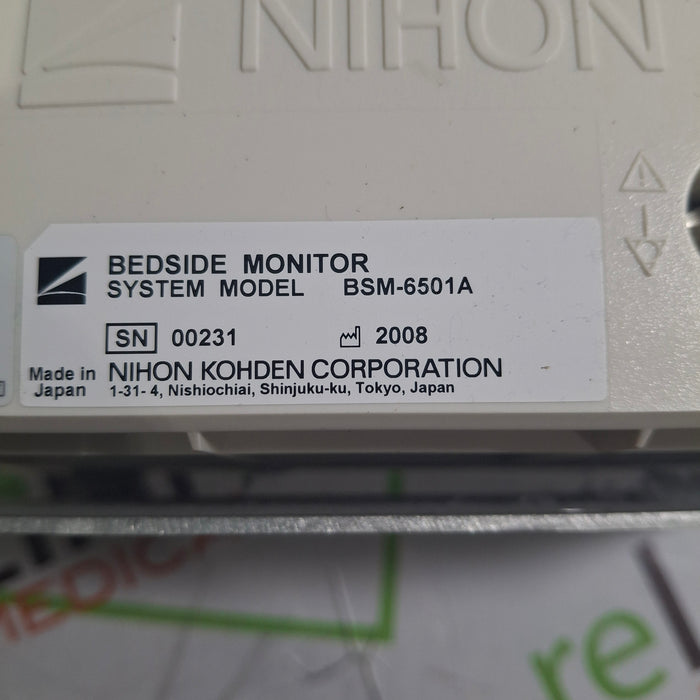 Nihon Kohden BSM-6501A Patient Monitor