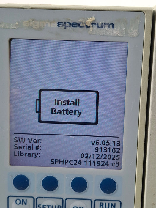 Baxter Sigma Spectrum 6.05.13 without Battery Infusion Pump