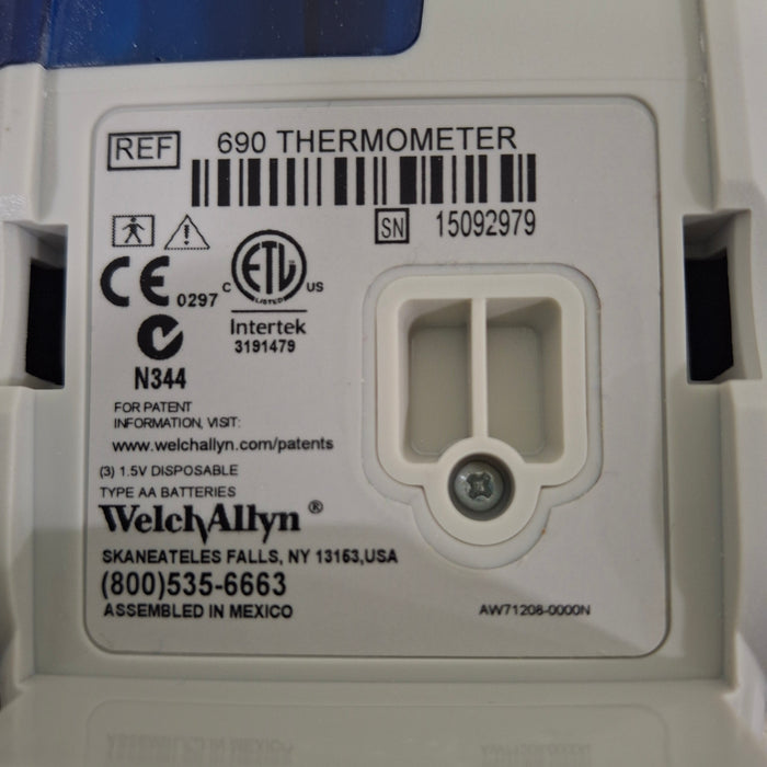 Welch Allyn SureTemp Plus 690 Thermometer