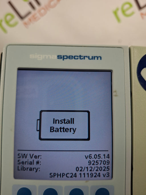 Baxter Baxter Sigma Spectrum 6.05.14 without Battery Infusion Pump Infusion Pump reLink Online
