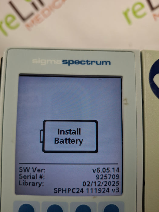 Baxter Sigma Spectrum 6.05.14 without Battery Infusion Pump