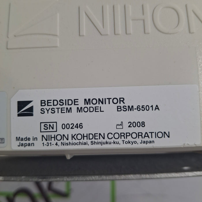 Nihon Kohden BSM-6501A Patient Monitor