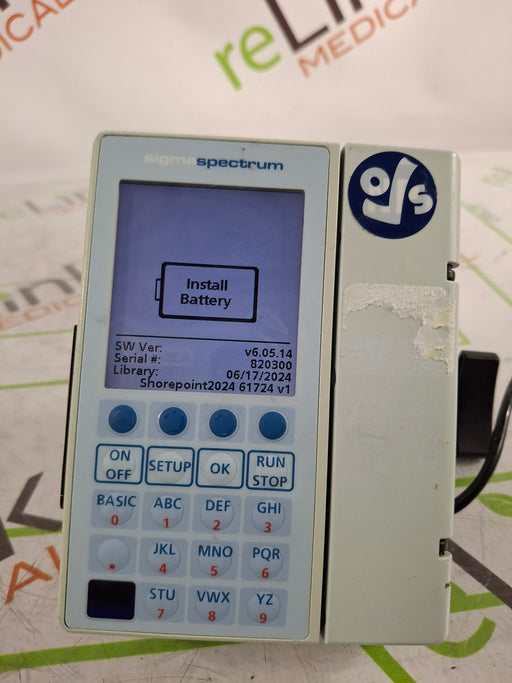 Baxter Baxter Sigma Spectrum 6.05.14 without Battery Infusion Pump Infusion Pump reLink Online