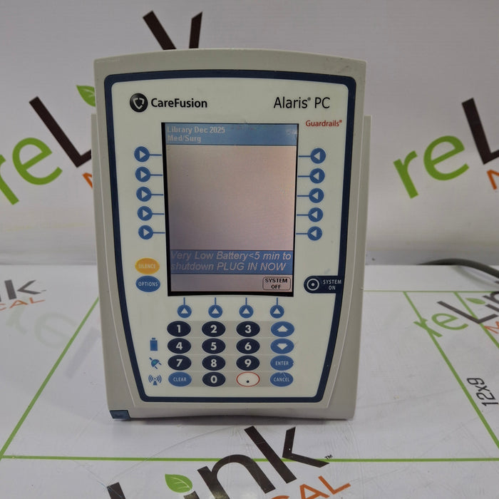 CareFusion Alaris 8015 Small Screen POC Infusion Pump