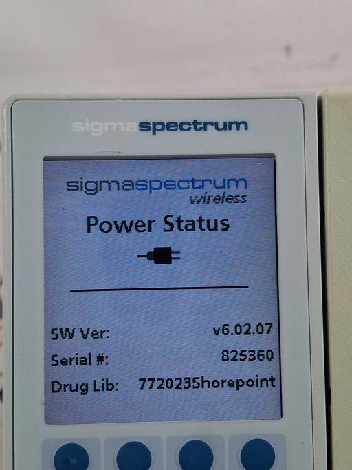Baxter Baxter Sigma Spectrum 6.02.07 without Battery Infusion Pump Infusion Pump reLink Online