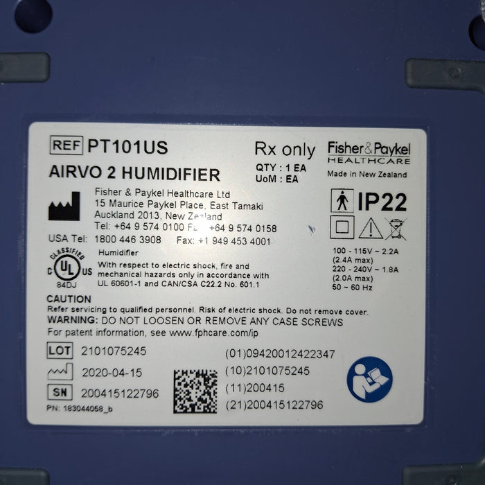 Fisher & Paykel Airvo 2 Humidified High Flow Therapy Unit