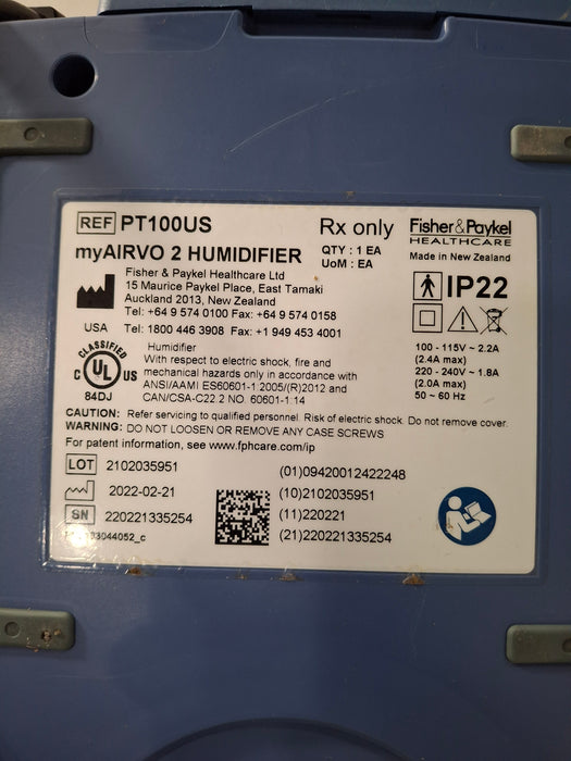 Fisher & Paykel myAirvo 2 Humidified High Flow Therapy Unit