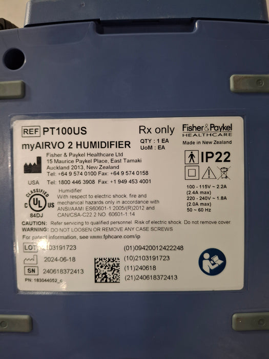 Fisher & Paykel myAirvo 2 Humidified High Flow Therapy Unit