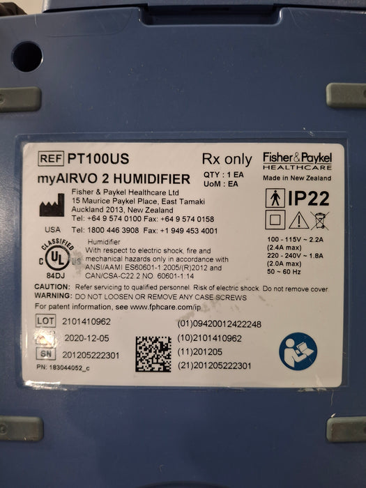 Fisher & Paykel myAirvo 2 Humidified High Flow Therapy Unit