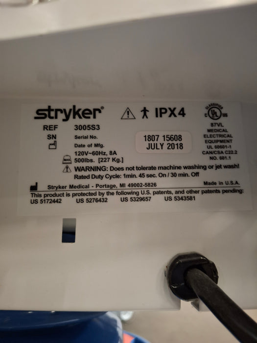 Stryker Secure III 3005 Hospital Bed