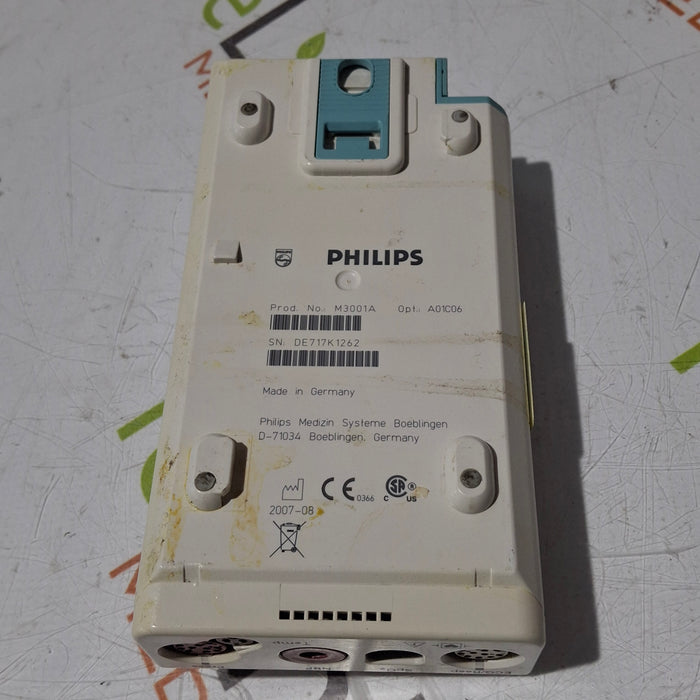 Philips M3001A-A01C06 Fast SpO2, NIBP, ECG, Temp, IBP MMS Module