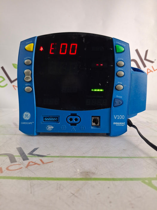 GE Healthcare Dinamap V100 - NIBP, SpO2, Temp Vital Signs Monitor