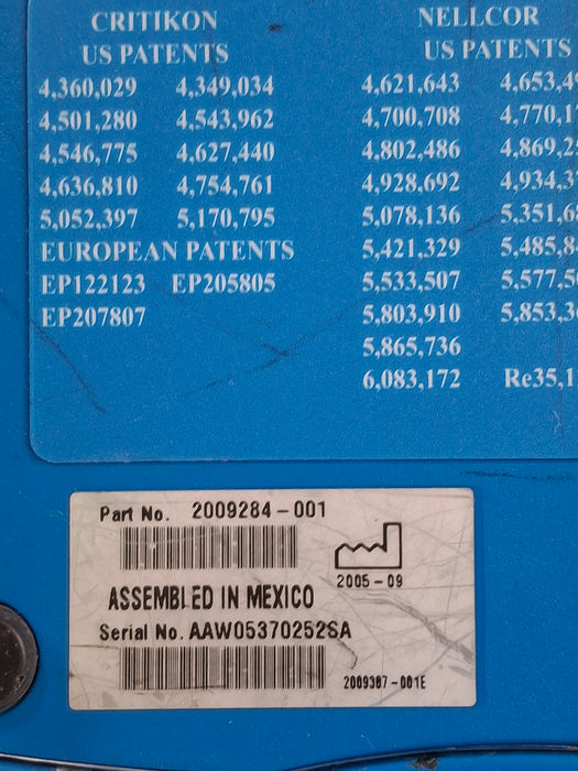 GE Healthcare Dinamap ProCare 420 Vital Signs Monitor