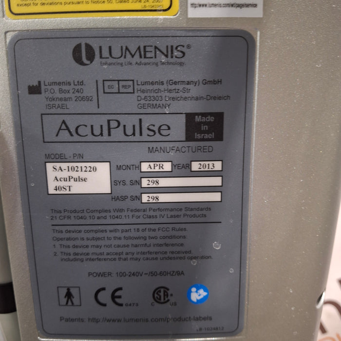 Lumenis AcuPulse CO2 Cosmetic Laser