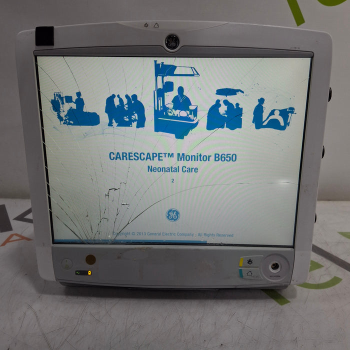 GE Healthcare Carescape B650 Neonatal Care Patient Monitor