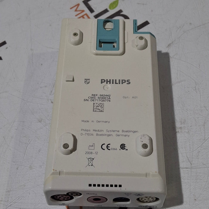Philips M3001A-A01 Fast SpO2, NIBP, ECG MMS Module