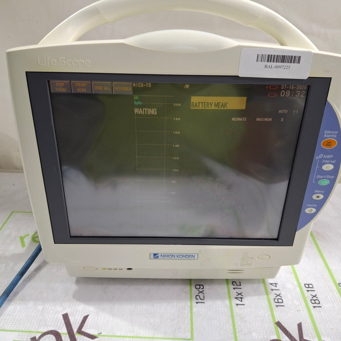 Nihon Kohden BSM-6501A Patient Monitor