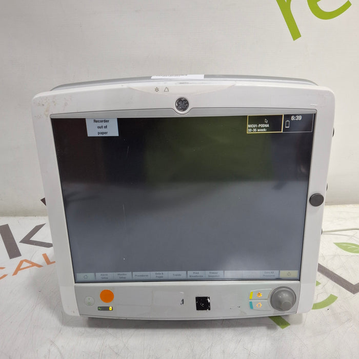 GE Healthcare Carescape B650 Neonatal Care Patient Monitor