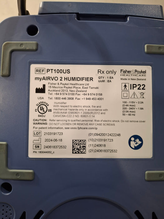 Fisher & Paykel myAirvo 2 Humidified High Flow Therapy Unit