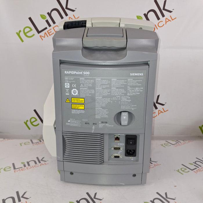 Siemens Rapidpoint 500 Blood Gas Analyzer