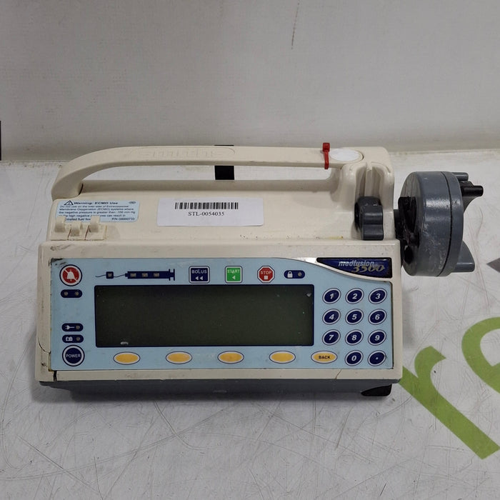 Smiths Medical Medfusion 3500 Version 6 Syringe Infusion Pump