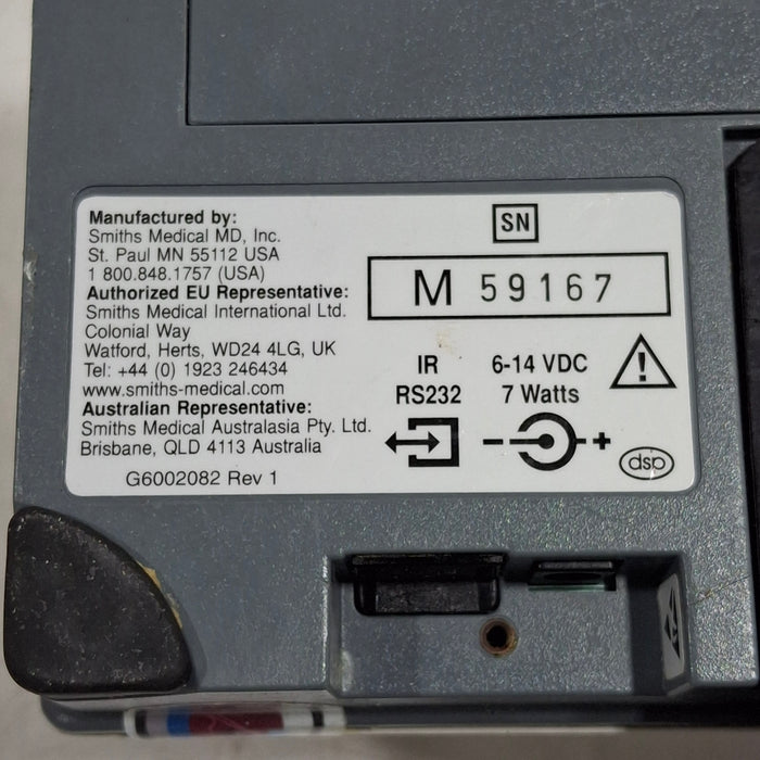 Smiths Medical Medfusion 3500 Version 6 Syringe Infusion Pump