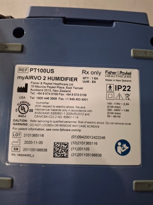 Fisher & Paykel myAirvo 2 Humidified High Flow Therapy Unit