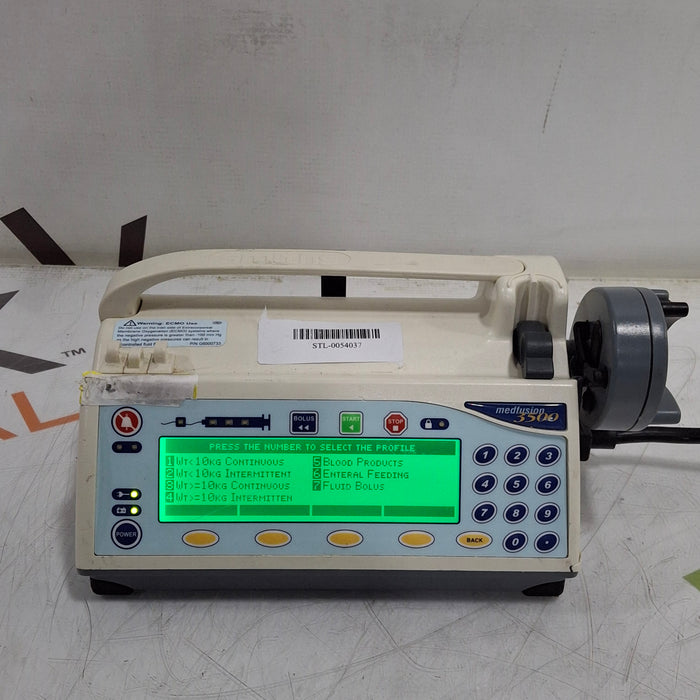 Smiths Medical Medfusion 3500 Version 6 Syringe Infusion Pump