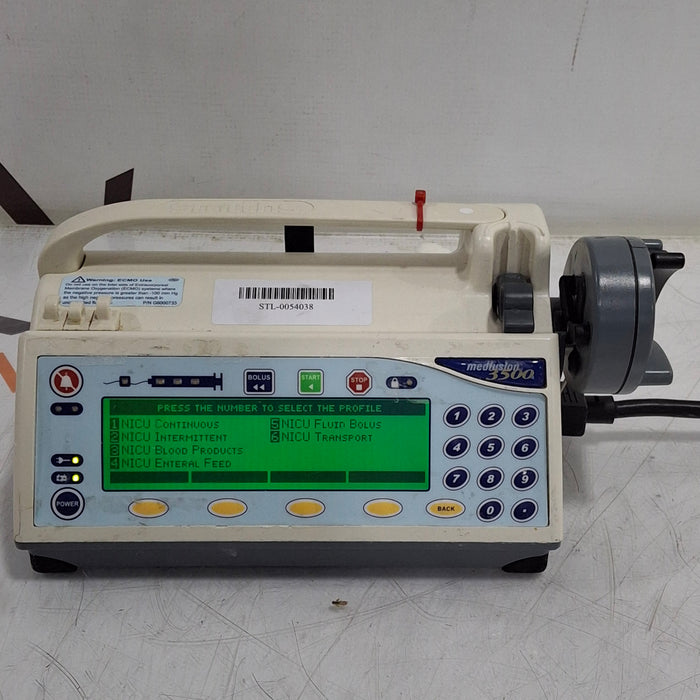 Smiths Medical Medfusion 3500 Version 6 Syringe Infusion Pump