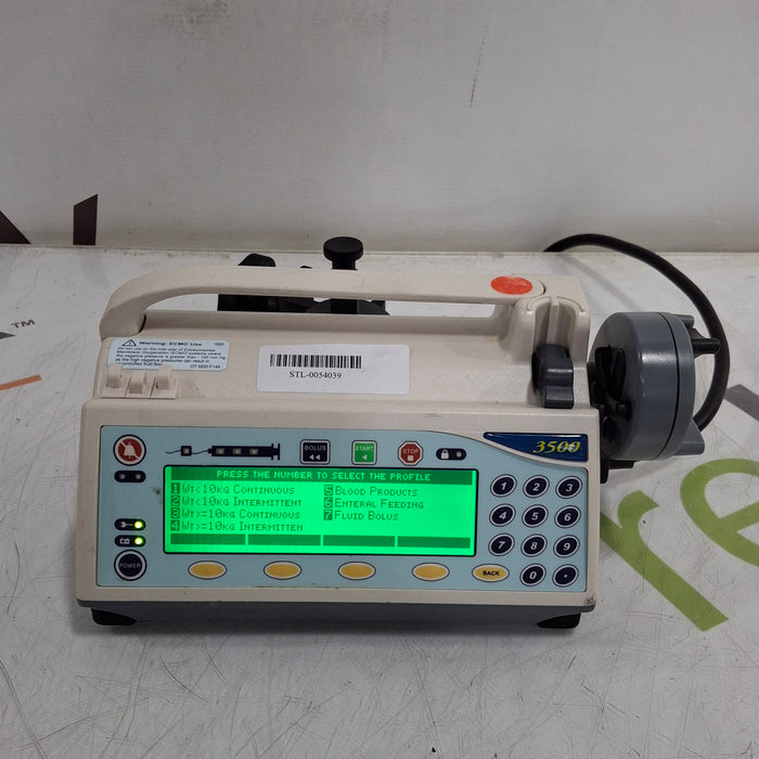 Smiths Medical Medfusion 3500 Version 6 Syringe Infusion Pump