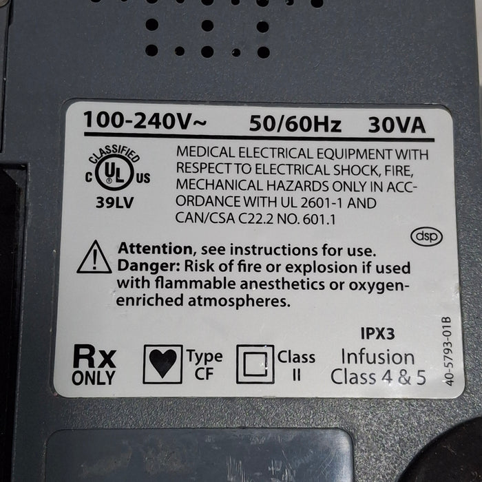 Smiths Medical Medfusion 3500 Version 6 Syringe Infusion Pump