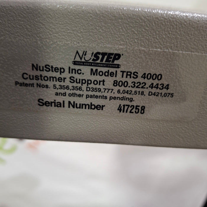 NuStep, Inc. TRS 4000 Recumbent Cross Trainer